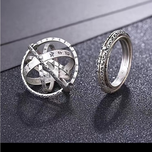 🆕 Retro ball shaped astronomical ball rotating ring - Picture 1 of 3